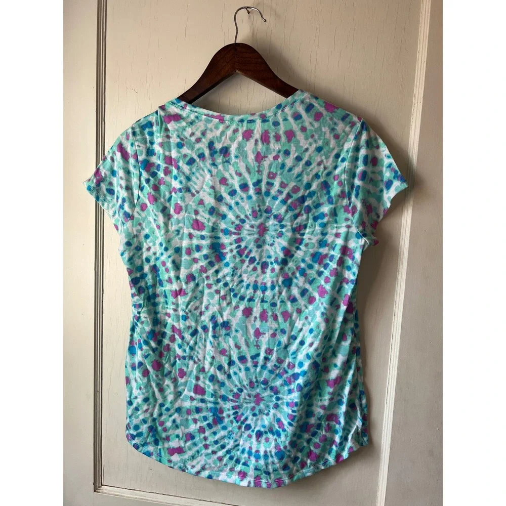 Justice Girls Tie Dye Graphic T Shirt Better Together Arrow Tee‎